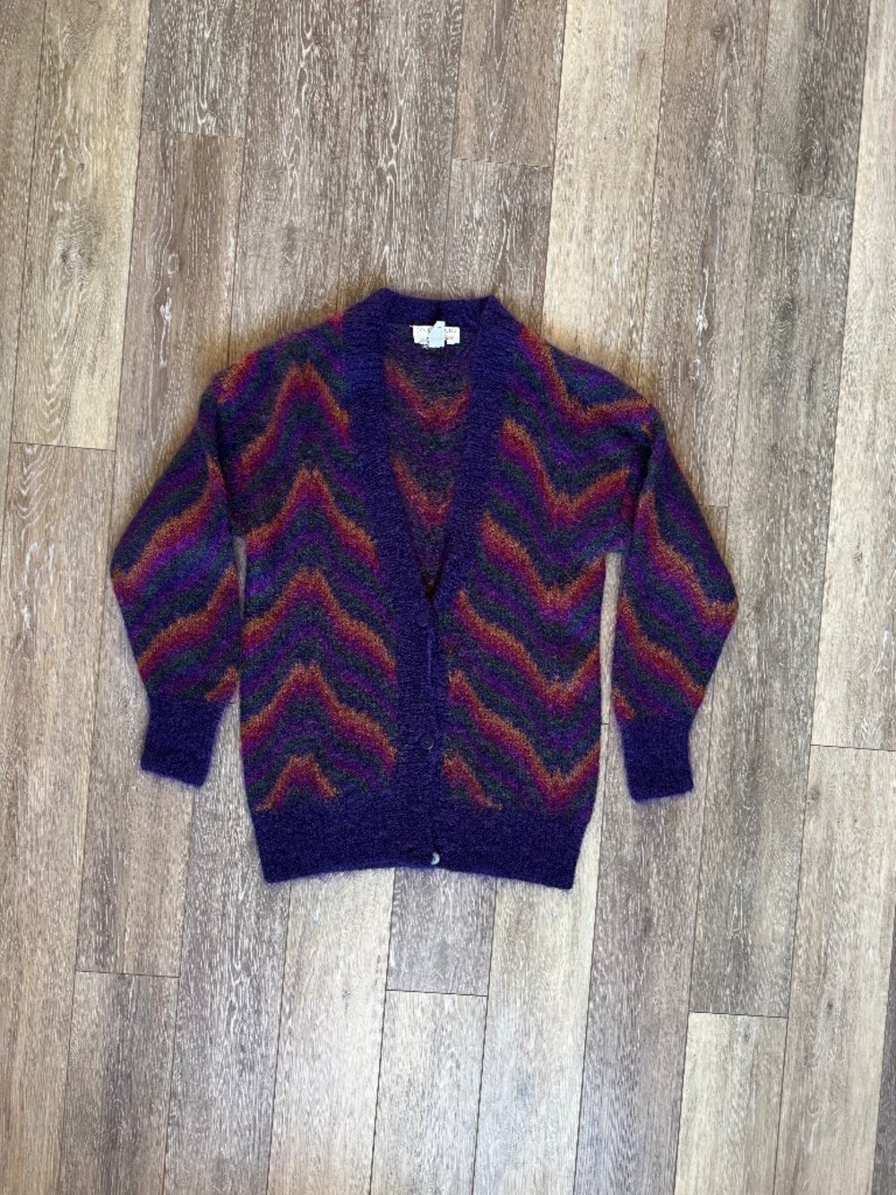Funky Knit Mohair Cardigan